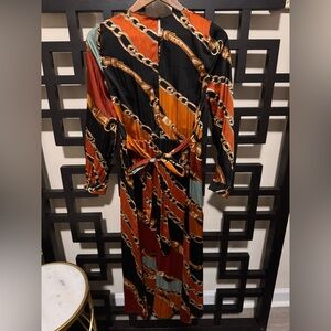 SALE!! Zara TRF Collection Long-Sleeved Midi Dress